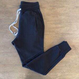 John Elliott Escobar Slim Fit Cotton Terry Sweatpants-Black-Men's Size 2